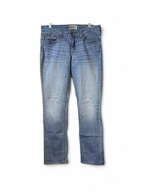 Signature‎ Levi Strauss Sz 10 Long Mid Rise Straight Jeans Medium Wash